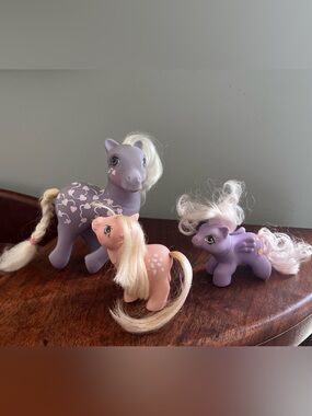 My Little Pony G1 toy lot cotton candy YOYO twice as fancy love melody vintage